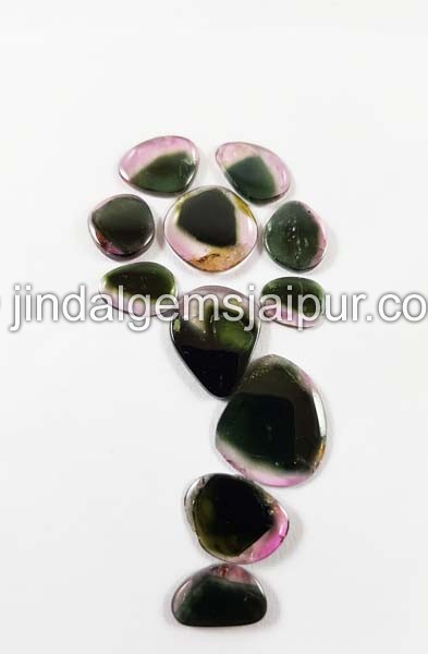 Watermelon Tourmaline Smooth Slices